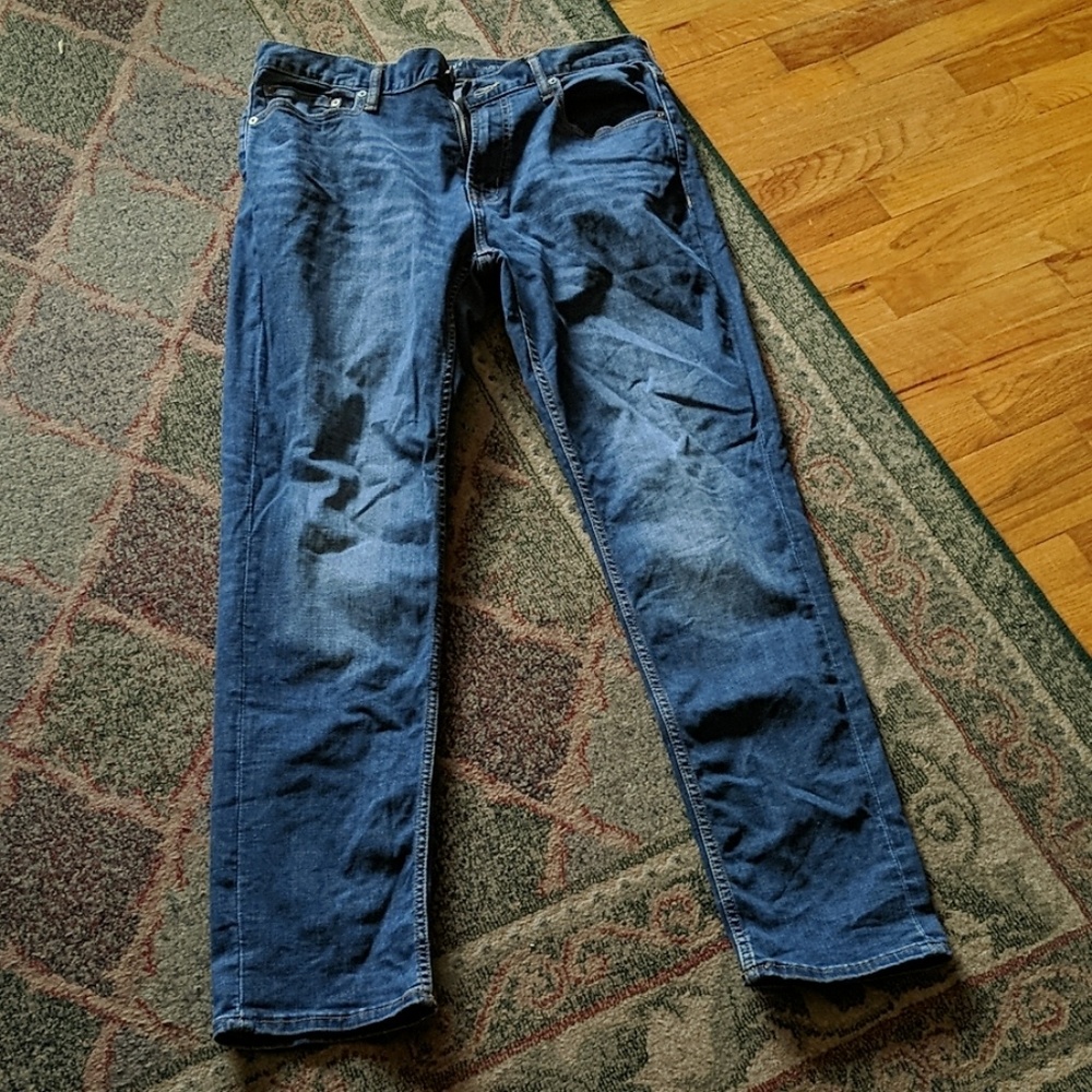 Men's Slim Fit Blue Jeans